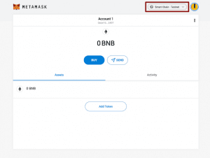 Binance Smart Chain to MetaMask
