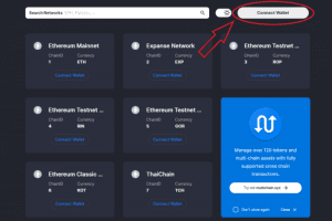 connect wallet chainlist