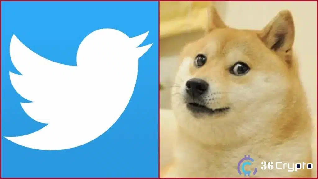 Dogecoin Drops 9% as Twitter Changes Logo back to Bluebird