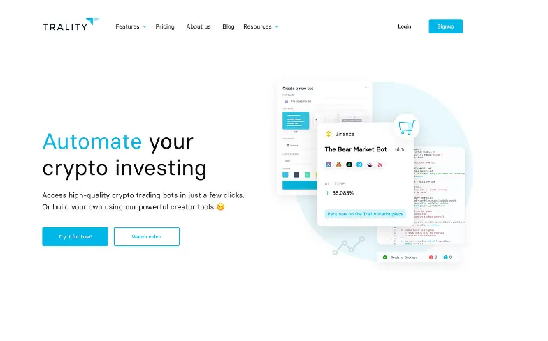 Trality crypto trading bots