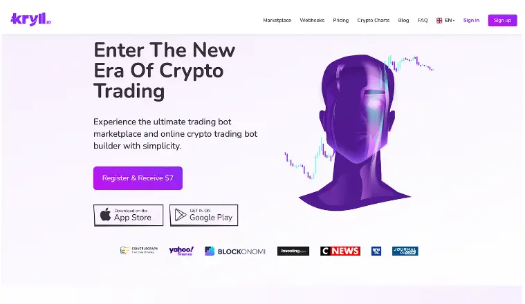 Kryll crypto trading bots