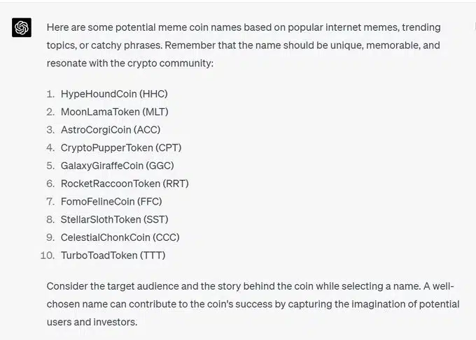 Crypto Whales Amass TURBO, a ChatGPT-Made Meme coin
