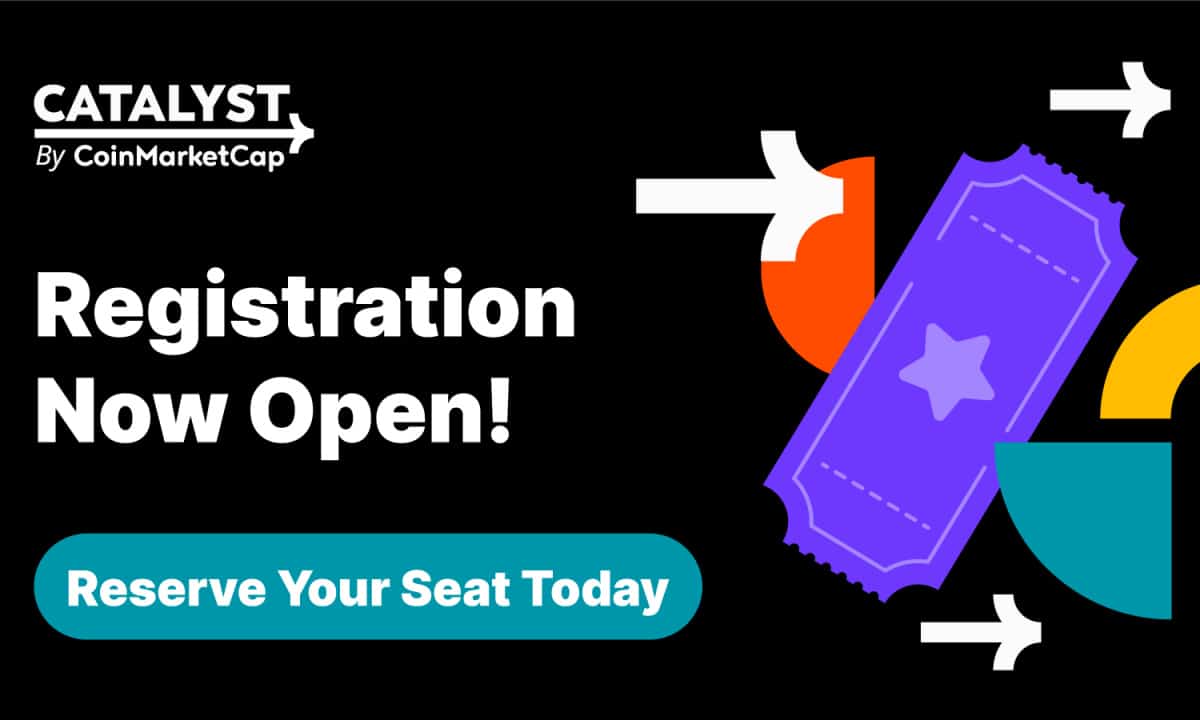 CoinMarketCap Web3 Conference “Catalyst” Early-Bird Registration Now Open CoinMarketCap Web3 Conference “Catalyst” Early-Bird Registration Now Open