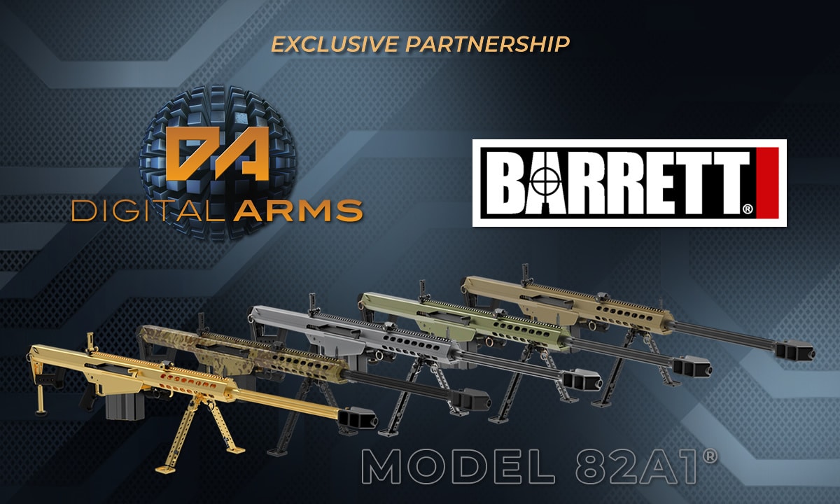 Digital Arms in Partnership With Barrett Firearms to Launch Historic Barrett M82A1 NFT Drop Digital Arms in Partnership With Barrett Firearms to Launch Historic Barrett M82A1 NFT Drop