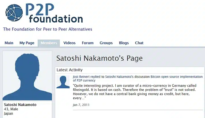satoshi nakamoto profile