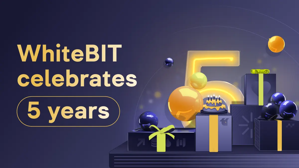 WhiteBIT Crypto Exchange Marks the 5th Anniversary: Key Achievements