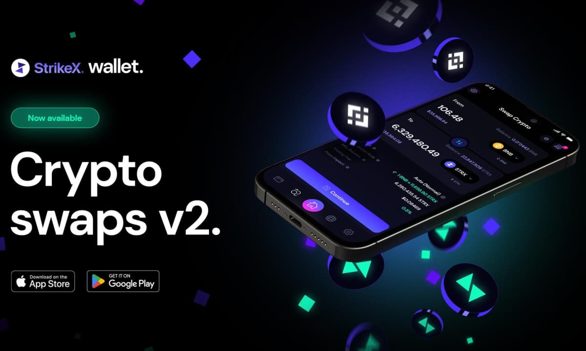 The Evolution Begins: StrikeX Launches Ultimate Crypto-Crypto Swaps Experience with Swaps V2 Wallet Update The Evolution Begins: StrikeX Launches Ultimate Crypto-Crypto Swaps Experience with Swaps V2 Wallet Update