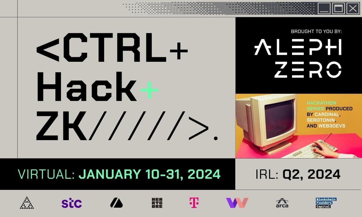 Major Partners to Join the Upcoming Aleph Zero CTRL+Hack+ZK Hackathon Major Partners to Join the Upcoming Aleph Zero CTRL+Hack+ZK Hackathon