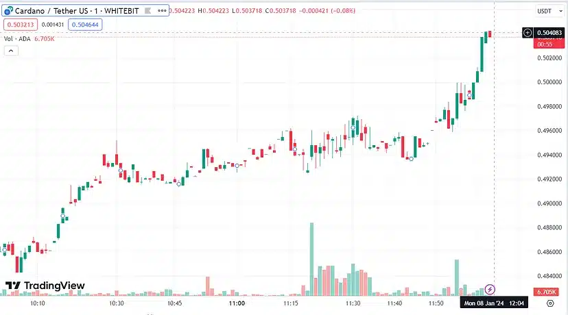 Crypto Horoscopes 2024: Corresponding Cryptocurrencies For Each Month 20 Cardano price chart