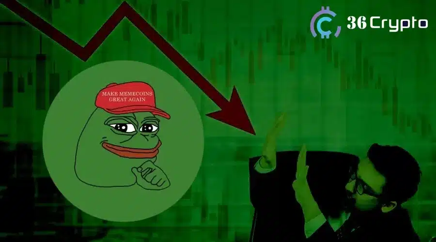 PEPE Price Declines After Whale Dumps Almost 2 Trillion Tokens for ETH