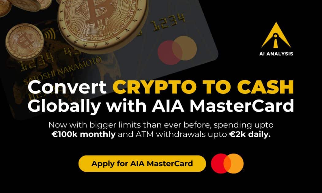 AI Analysis Launches The AIA Mastercard – The Future of Crypto-Fiat Transactions AI Analysis Launches The AIA Mastercard – The Future of Crypto-Fiat Transactions