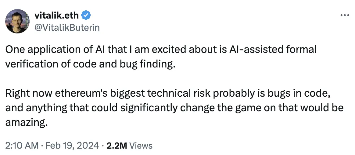 Vitalik Buterin on How AI Can Fix Blockchain Errors: Top AI Tokens Right Now 1 Vitalik Buterin on How AI Can Fix Blockchain Errors: Top AI Tokens Right Now