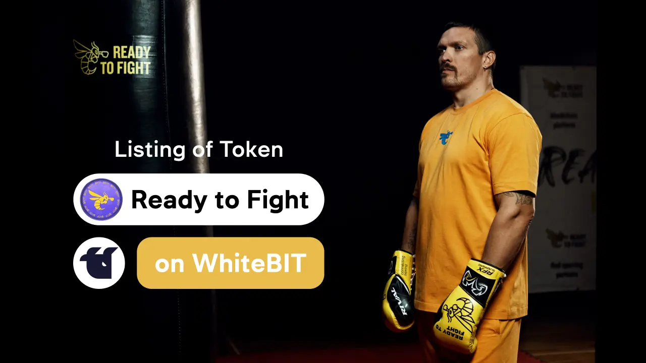 On April 24, the $RTF Token from Oleksandr Usyk’s READY TO FIGHT Project Will be Listed on WhiteBIT