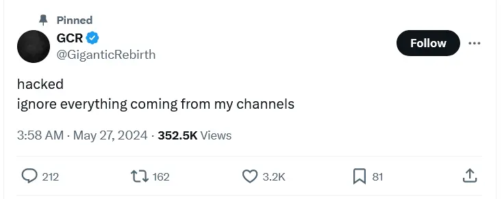 Series of Hacks in X