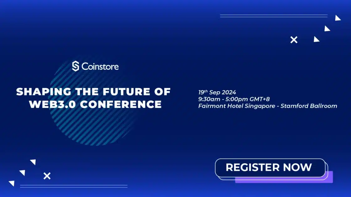 Coinstore to Make a Splash at Singapore Token2049 with Exclusive “Shaping the Future of Web3.0” Side Event