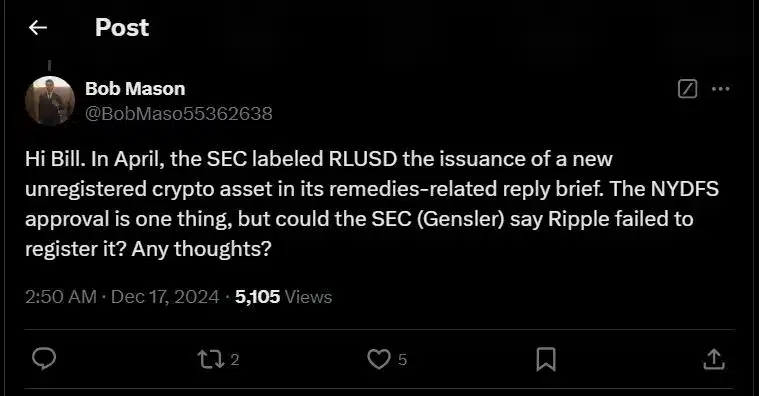 Will Ripple vs SEC Lawsuit Affect RLUSD? Prominent Lawyer Responds 1 xrp community