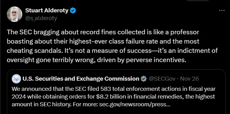 SEC financial remedies