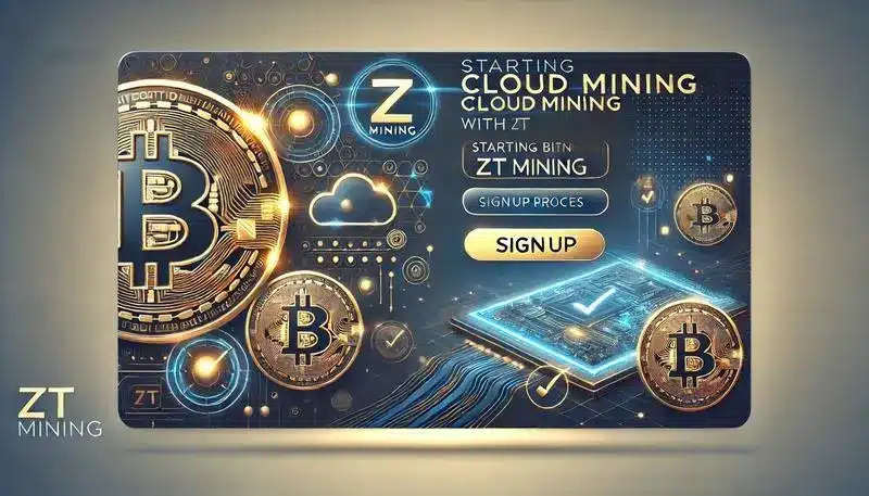 ZT Mining: Seamless One-Step Sign-Up to Start Cloud Mining Effortlessly