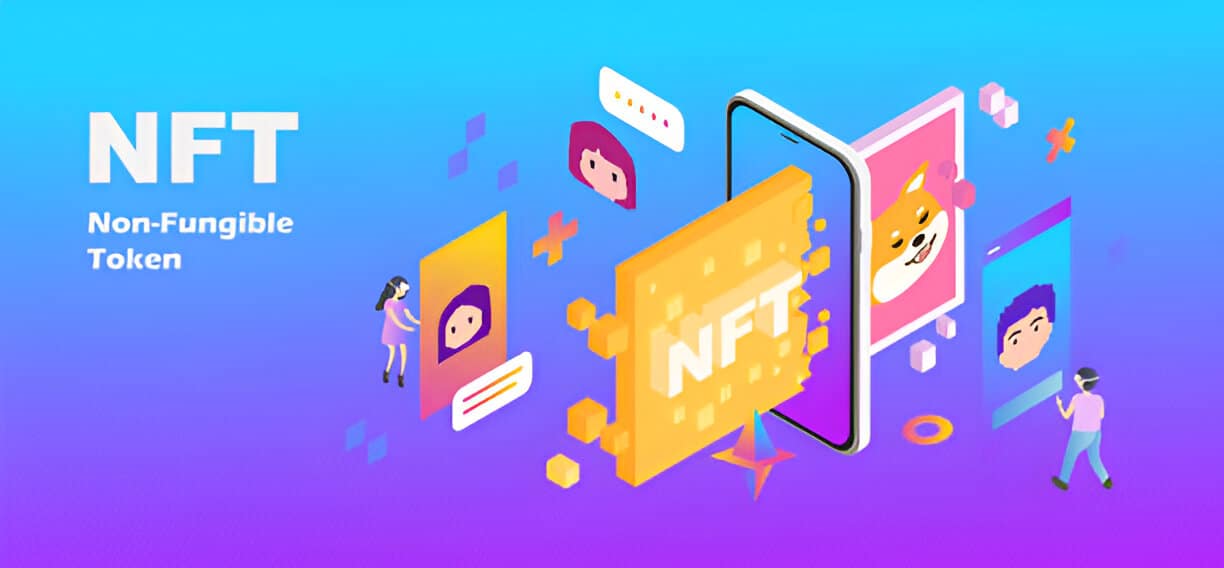NFT digital assets concept