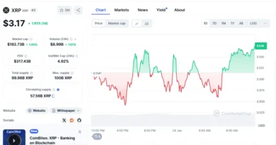 Top 5 Must-Have Crypto in February: Do Not Miss Out 1 XRP Chart