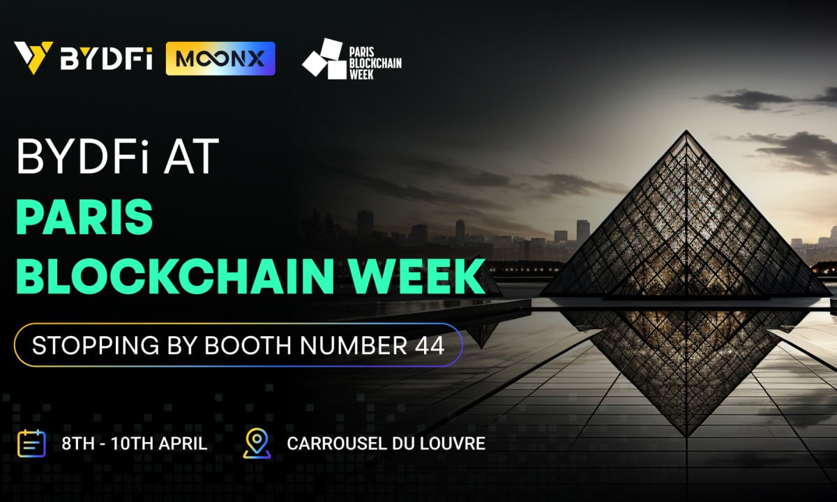BYDFi’s 5th Anniversary Launches MoonX at Paris Blockchain Week 2025, Sparking the Web3 Era BYDFi’s 5th Anniversary Launches MoonX at Paris Blockchain Week 2025, Sparking the Web3 Era