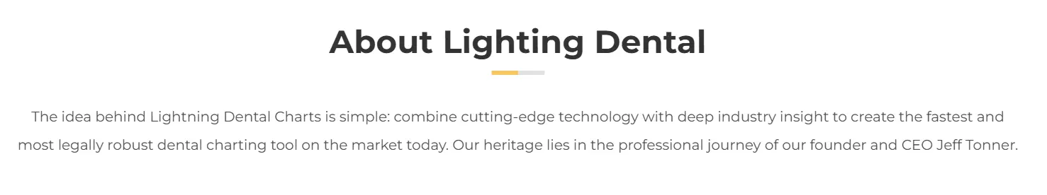 lightning dental website