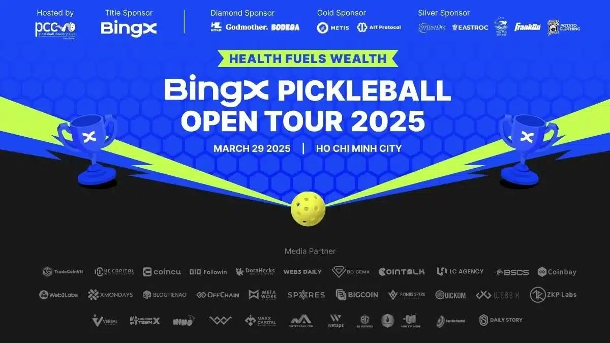 BingX Blends Web3 with Sports at the 2025 Pickleball Open in Vietnam BingX Blends Web3 with Sports at the 2025 Pickleball Open in Vietnam