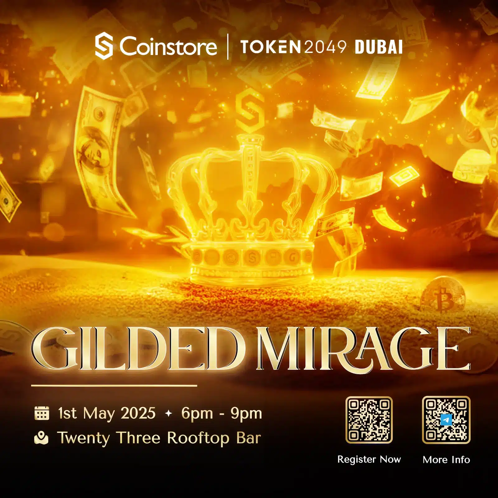 coinstore at token2049 event