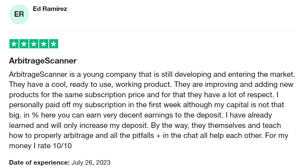 arbitrage scanner ratings