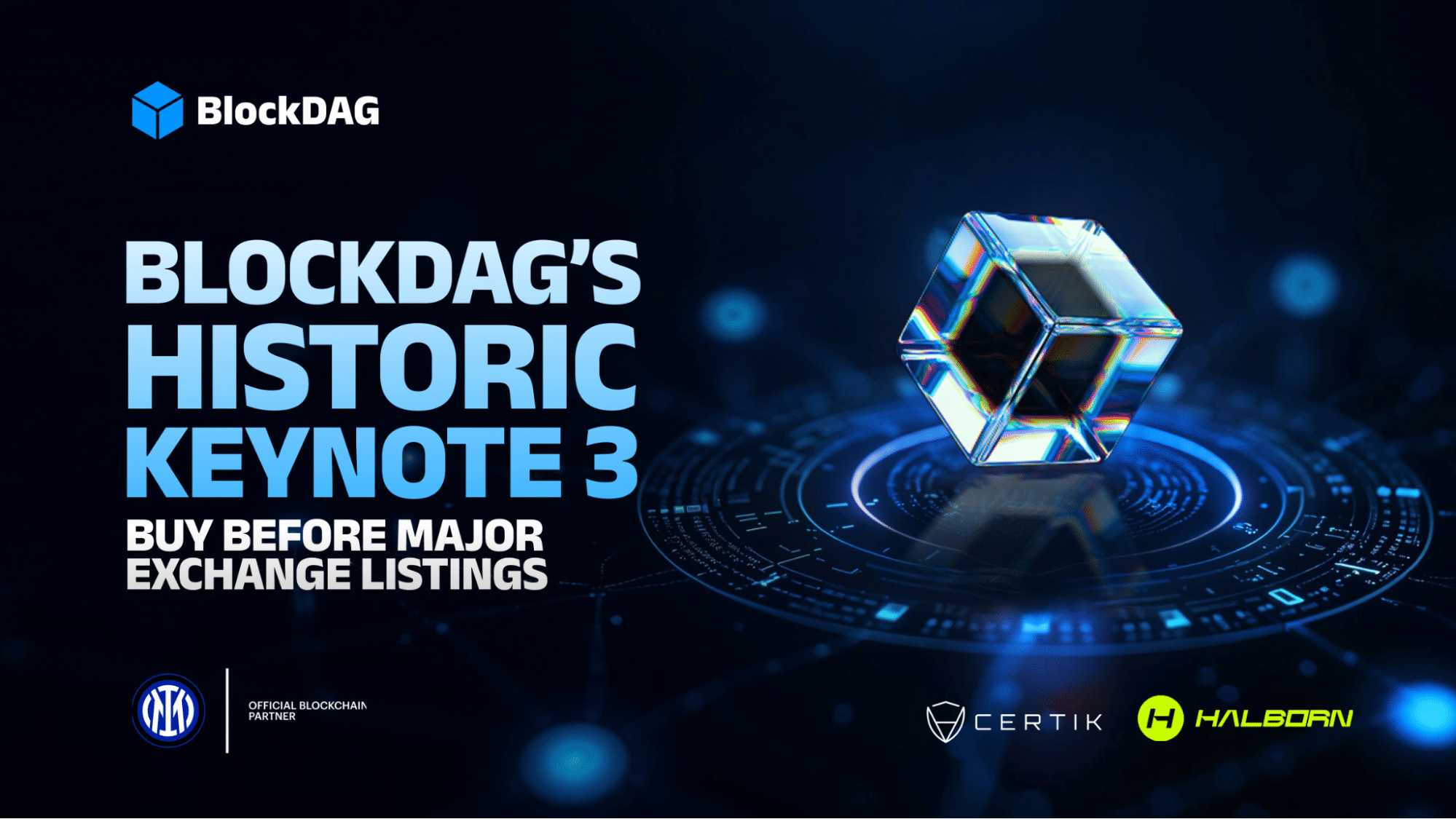 Keynote 3 Event Spotlights BlockDAG’s Hybrid Breakthrough as GRT Falls 43% and TAO Eyes $734 Price Target