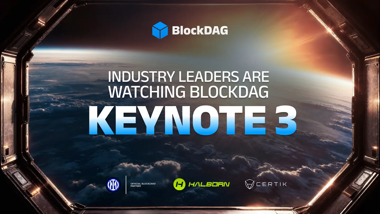Industry leaders watching Blockdag Keynote 3