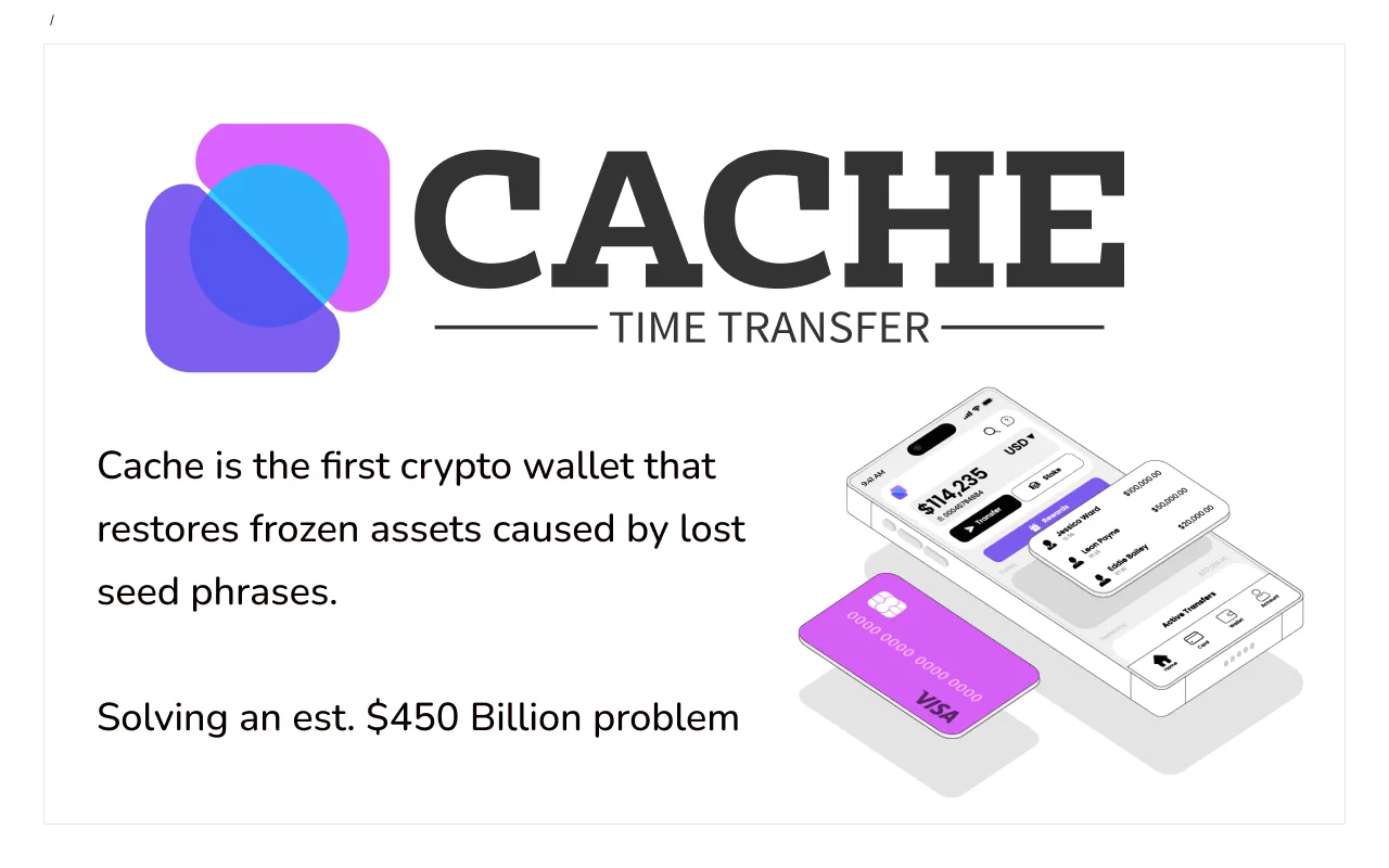 Cache Wallet Begins Token Sale with Early Demand and Asset Recovery Breakthrough Cache Wallet Begins Token Sale with Early Demand and Asset Recovery Breakthrough