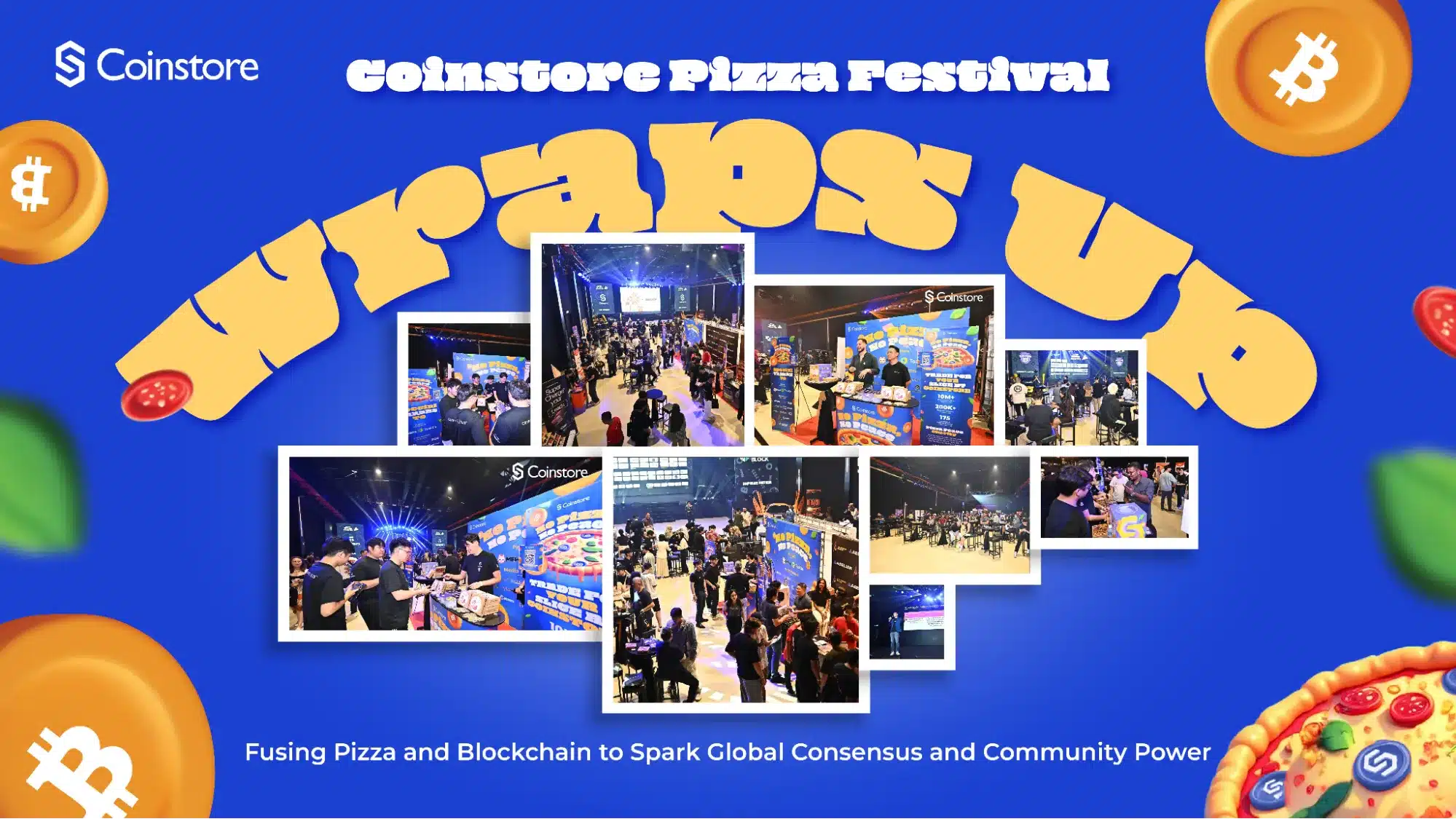 Coinstore Pizza Festival Wraps Up: Fusing Pizza and Blockchain to Spark Global Consensus and Community Power Coinstore Pizza Festival Wraps Up: Fusing Pizza and Blockchain to Spark Global Consensus and Community Power