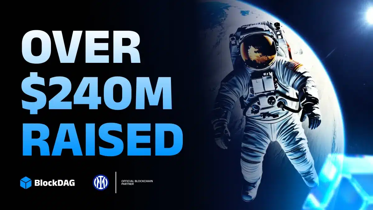 over 240 million raised in blockdag
