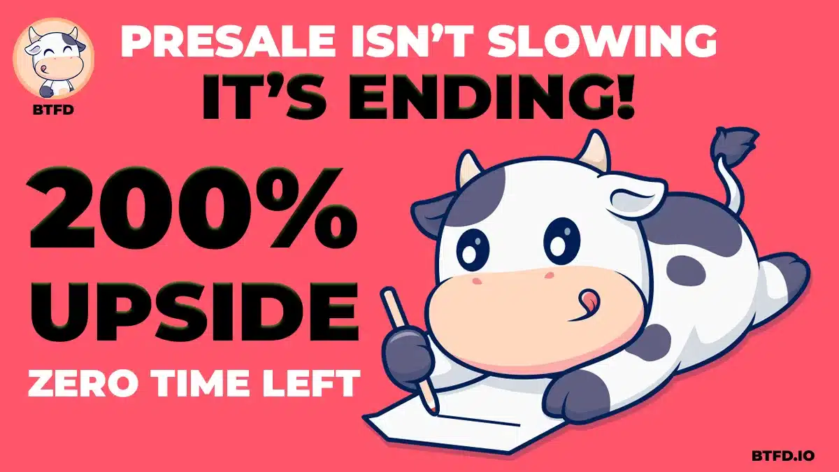 btfd presale isn't loading its ending