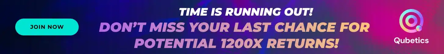 don't miss your last chance for 1200x qubetics