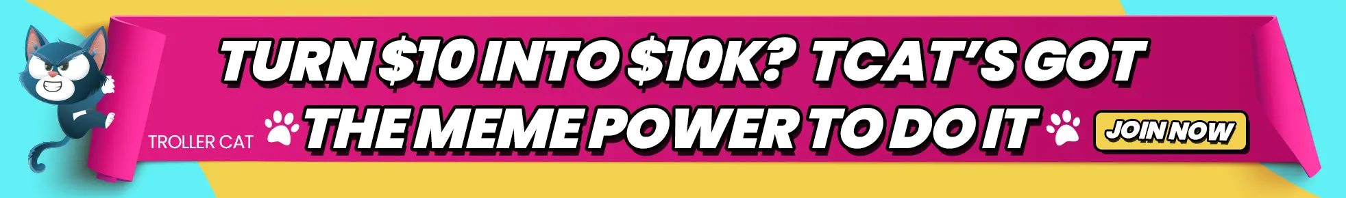 Turn $10 into $10k? Tcat's got the meme power to do it