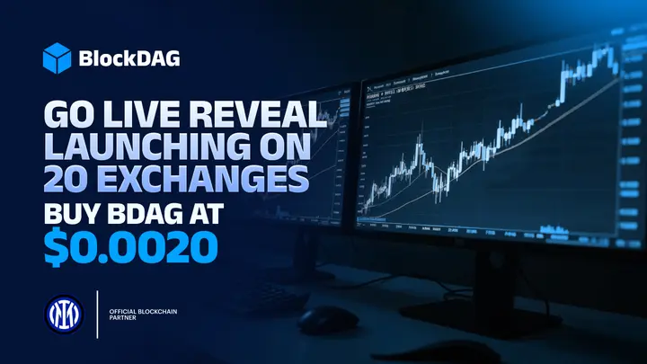 Go live Reveal launching on 20 exchanges buy Buy BDAG at $0.0020
