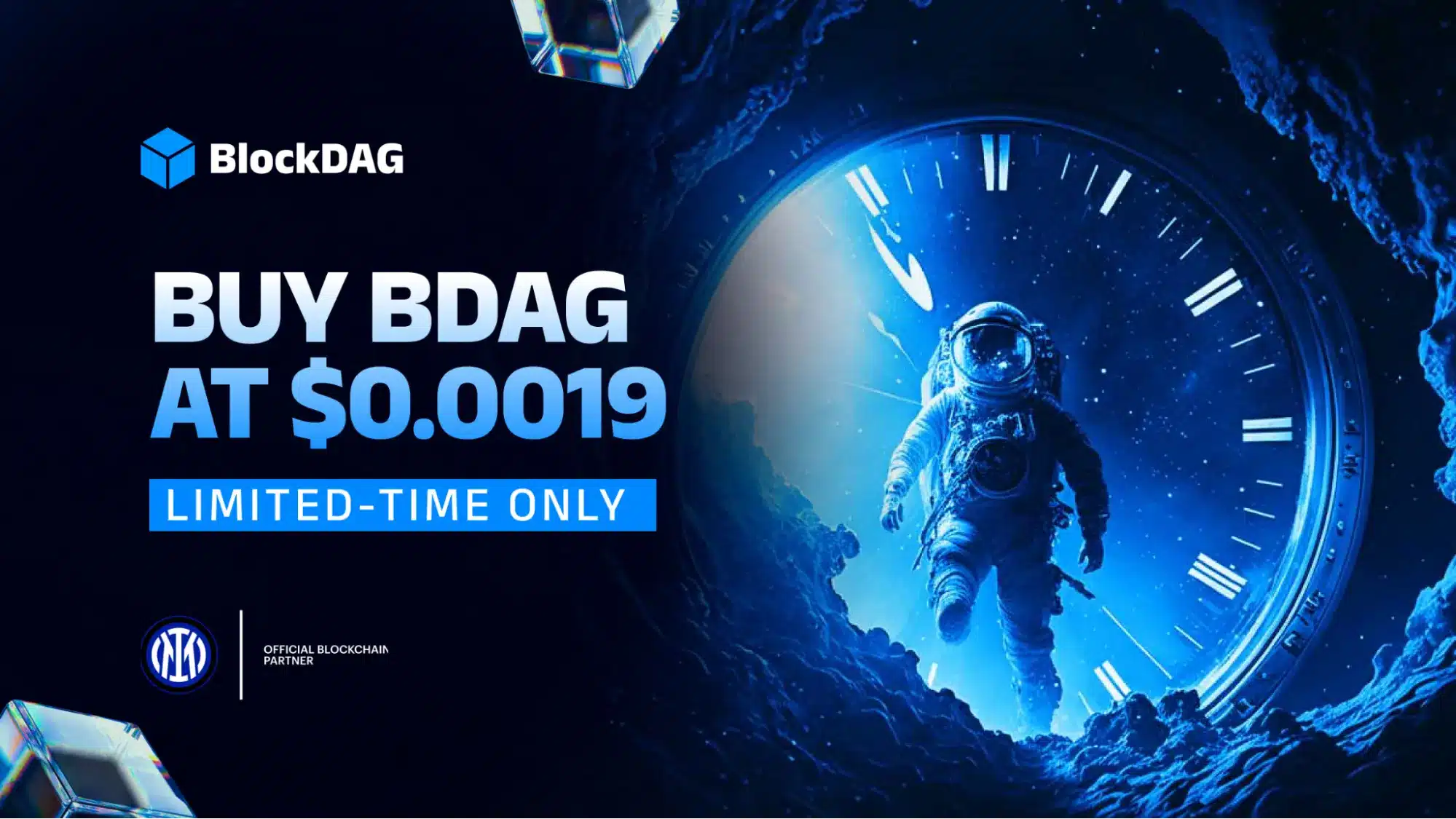 Buy BDAG at $0.0019 limited time only