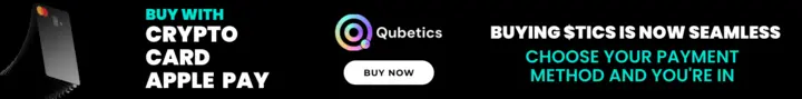  Buy crypto card Apple PAY with Qubetics 