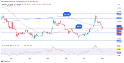 Dogecoin Crashes Below Key Support as $751M in Crypto Longs Wiped Out 1 Dogecoin