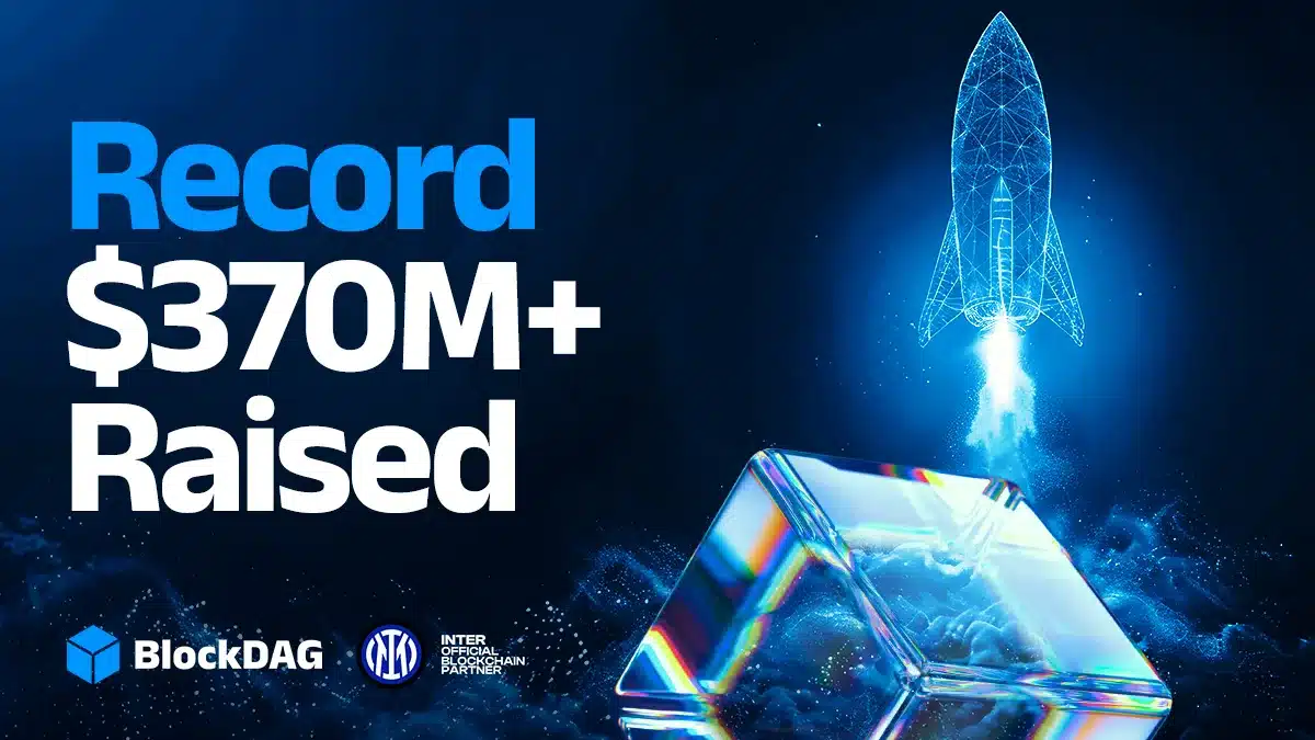 blockdag record $370m million raised