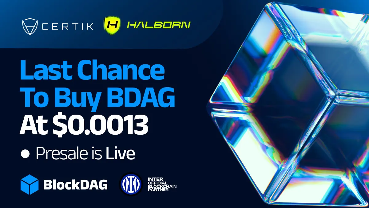 Last chance to buy BDAG AT $0.0013