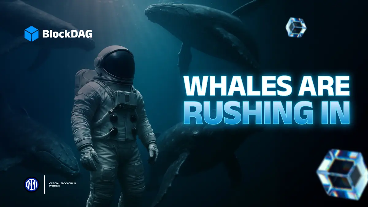 WHALES ARE RUSHING IN