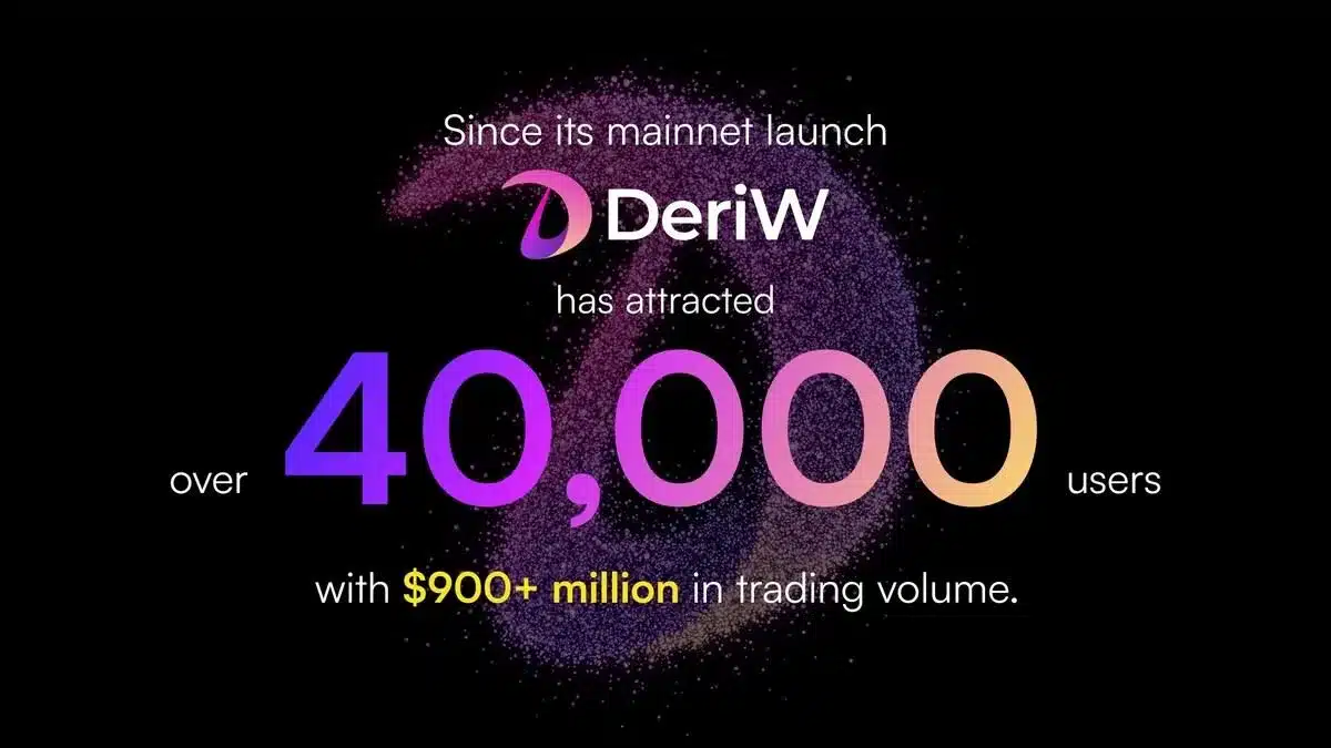 DeriW Sees Rapid Growth Post-Mainnet Launch, Redefining Perp DEX Standards with CEX-Rivaling Experience