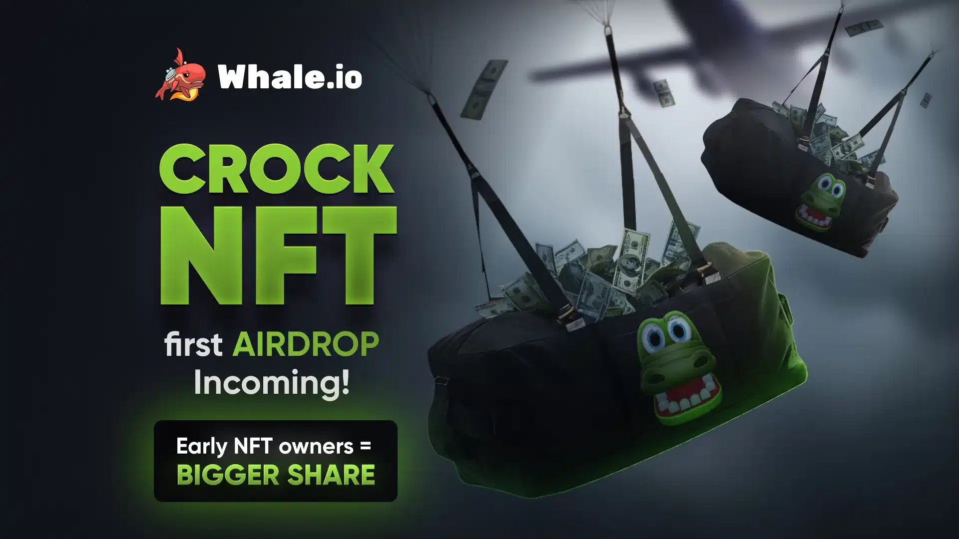 Whale.io Confirms First Airdrop for Crock Dentist NFT Holders Whale.io Confirms First Airdrop for Crock Dentist NFT Holders