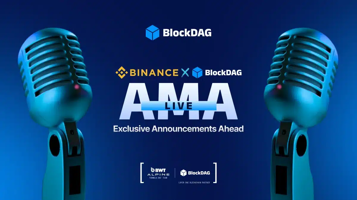 BINANCE X BLOCKDAG AMA LIVE Exclusive announcement Ahead