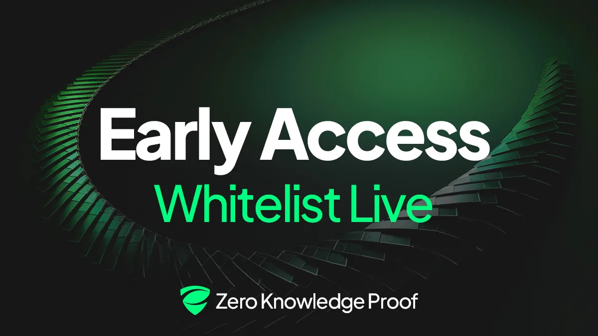 Whitelist for the Next 100x Crypto Zero Knowledge Proof (ZKP) is Filling Up - 200K+ Subscriptions Made Already 3 early access whitelist zero knowledge