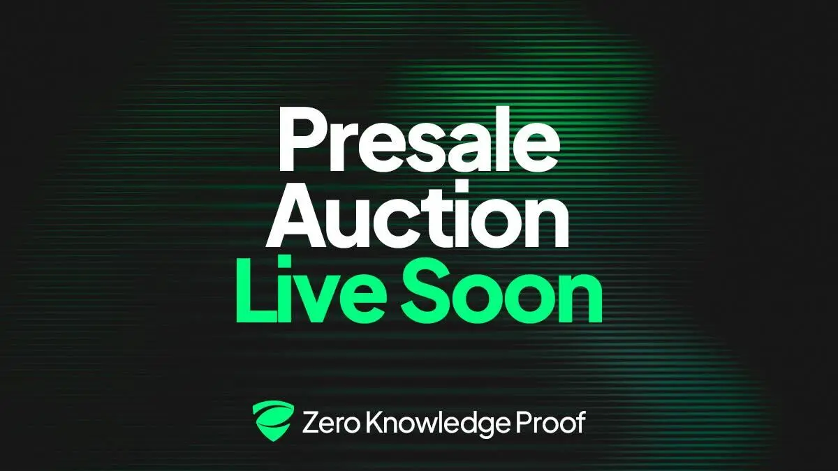 Zero Knowledge Proof (ZKP) Whitelist Now Open: Here’s Why Analysts Say This Could Be the Best Crypto to Buy in 2025! 3 presale auction live soon