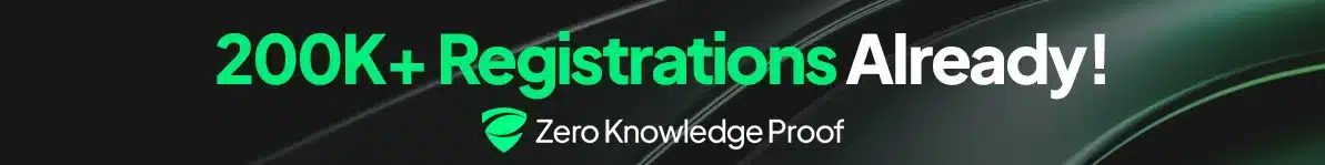 Whitelist for the Next 100x Crypto Zero Knowledge Proof (ZKP) is Filling Up - 200K+ Subscriptions Made Already 1 200k registrations zero knowledge